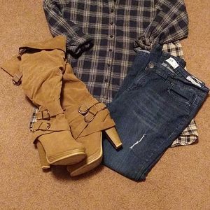 Knee or over the knee boots